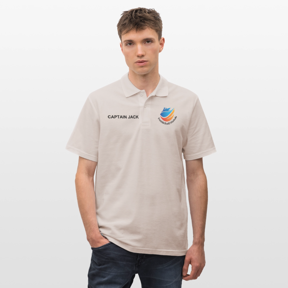 Men's Polo Shirt Captain - beige